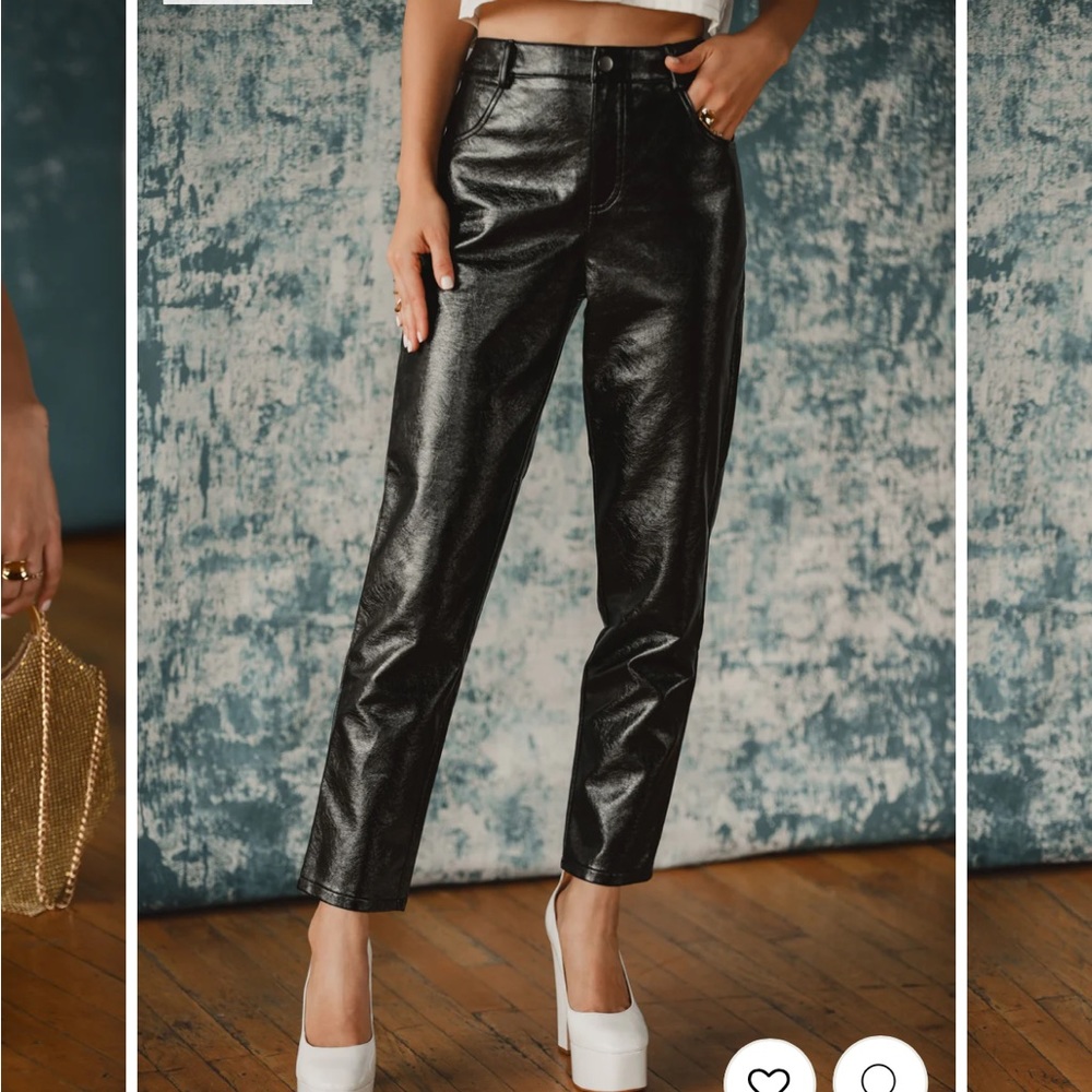 12th Tribe Leather Pants